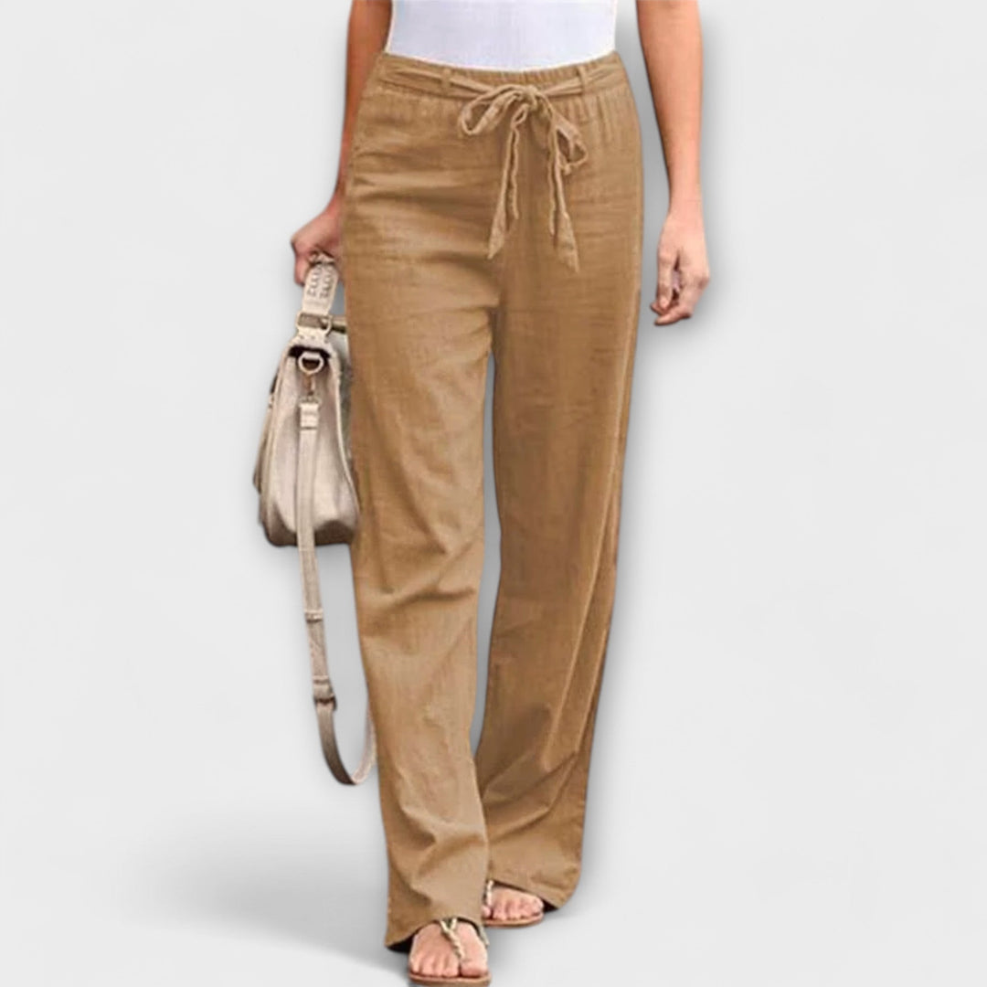 Célia - Pantalones de lino ligeros